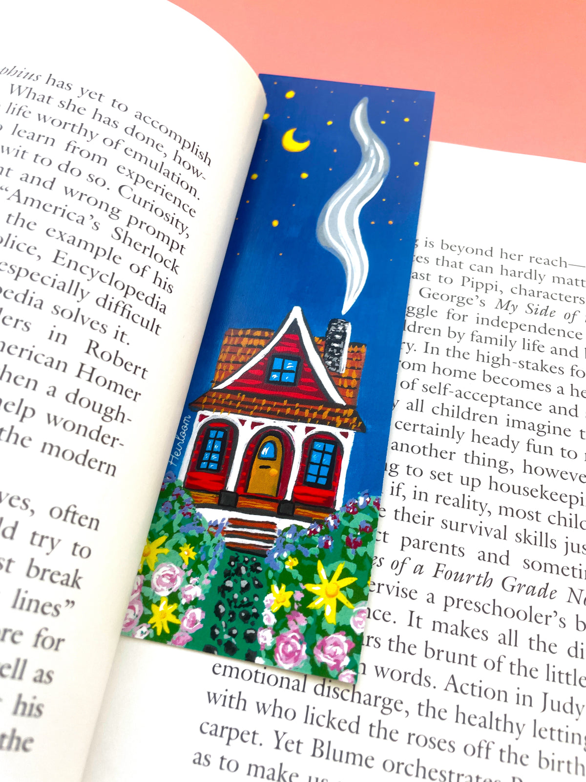 Red Cottage Bookmark