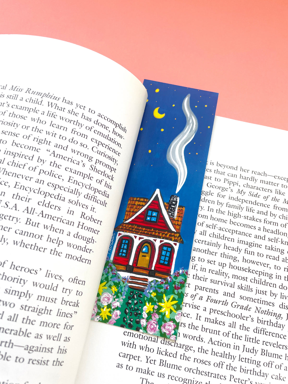 Red Cottage Bookmark