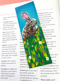 Wildflower Rabbit Bookmark