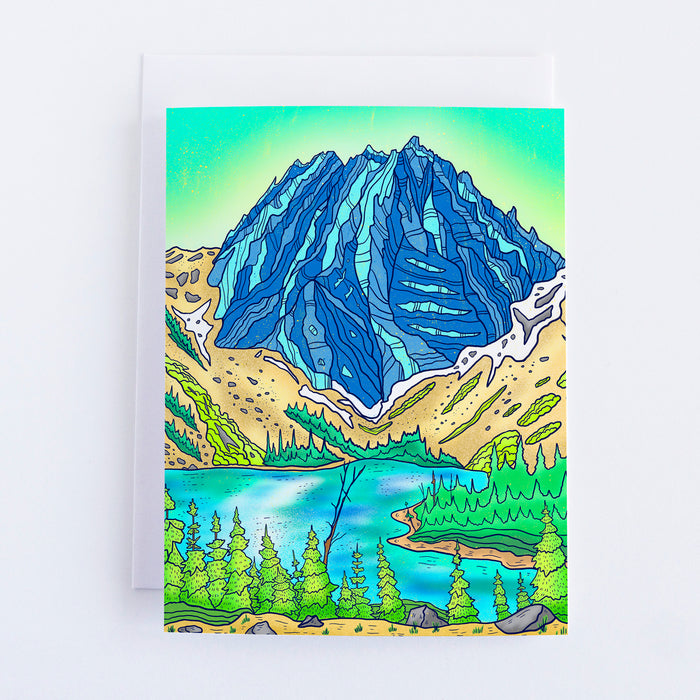 Colchuck Lake - Blank Everyday Greeting Card