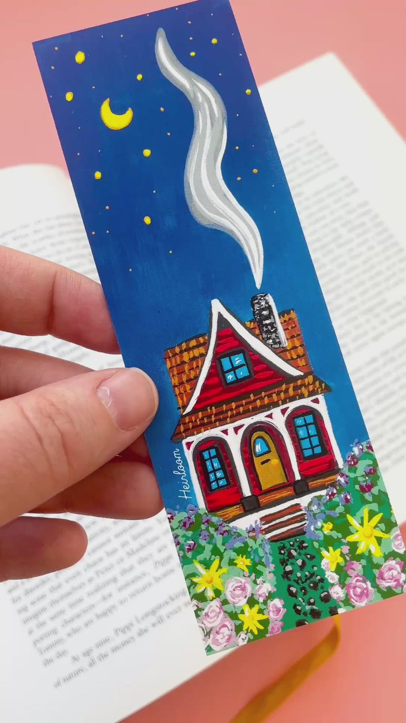 Red Cottage Bookmark